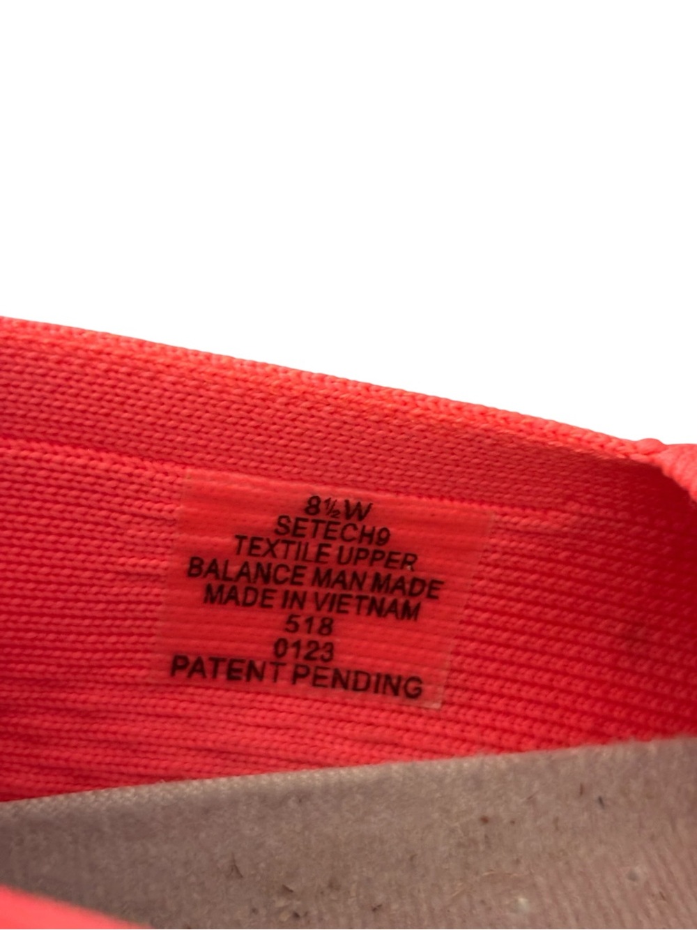 Easy Spirit Eco Tech Slip-On Sneaker Recycled Fibers Arch Knit Size 8.5W Coral - Picture 11 of 11